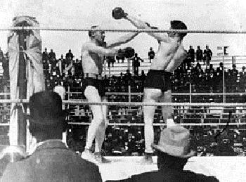 The Corbett-Fitzsimmons Fight scene
