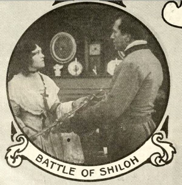 The Battle of Shiloh scene