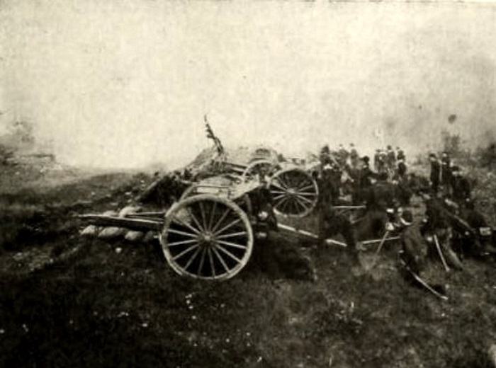 The Battle of Shiloh scene