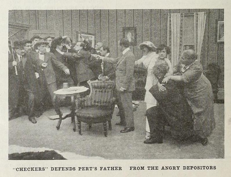 Checkers scene
