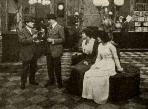 Checkers scene