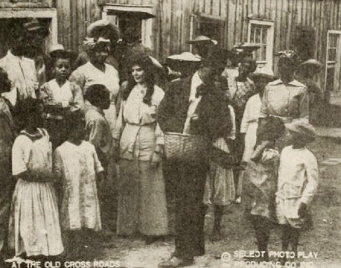 At the Cross Roads scene