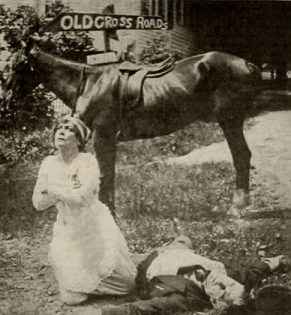 At the Cross Roads scene