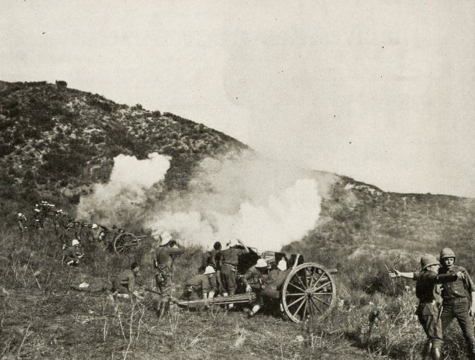 The Boer War scene