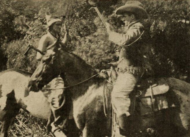 In the Days of the Thundering Herd scene