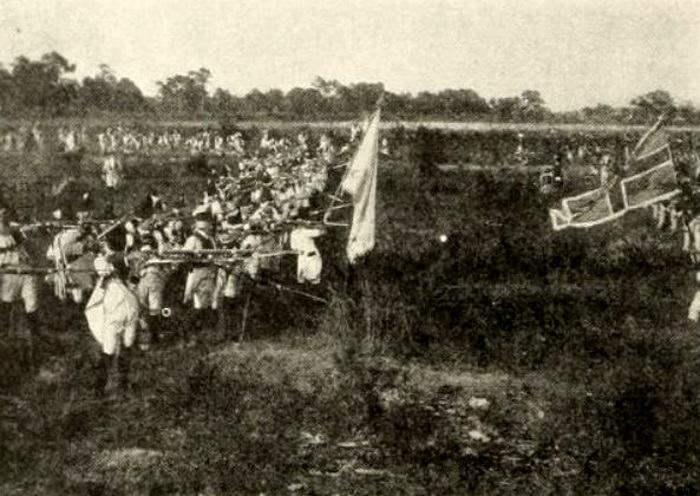 A Celebrated Case scene