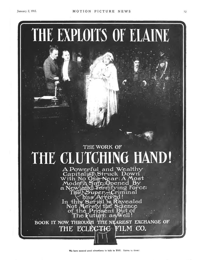 The Exploits of Elaine scene