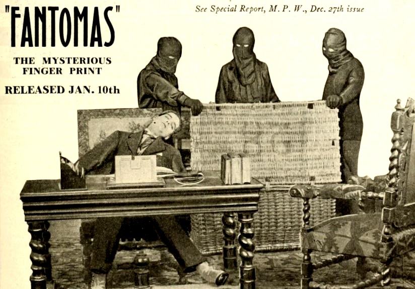 Fantomas: The Mysterious Finger Print scene