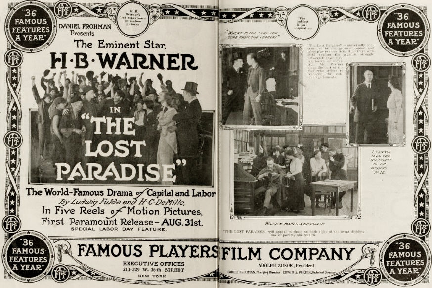 The Lost Paradise scene