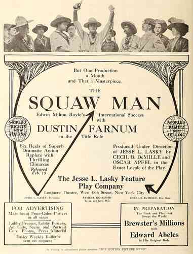 The Squaw Man scene