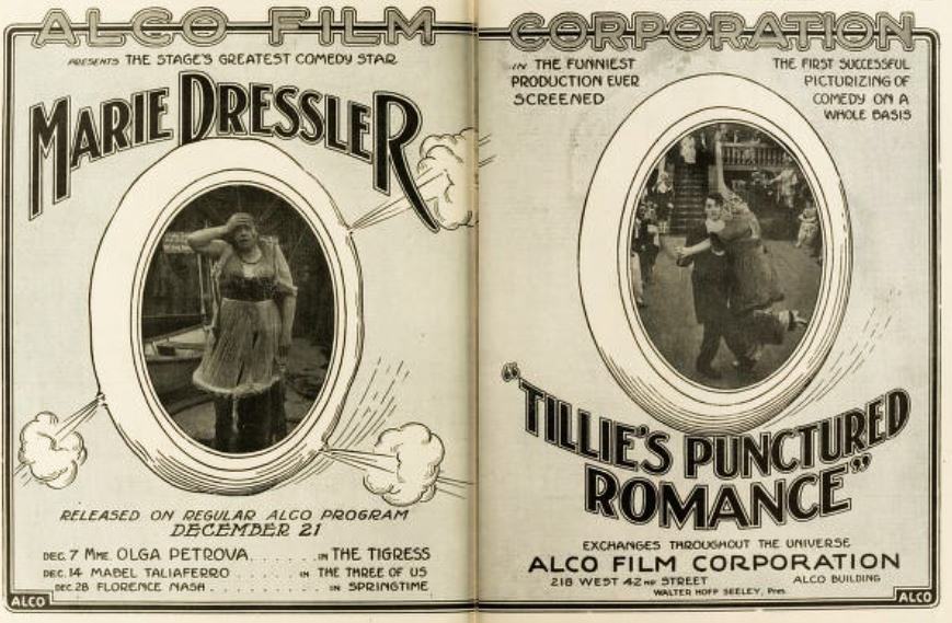 Tillie's Punctured Romance scene