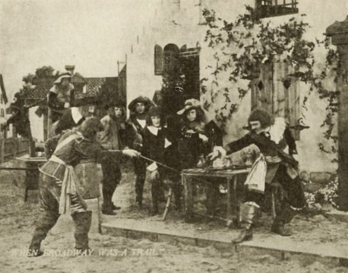 When Broadway Was a Trail scene 1