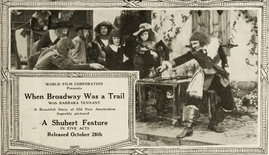 When Broadway Was a Trail scene