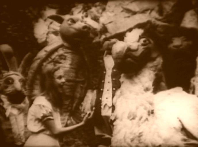 Alice in Wonderland scene