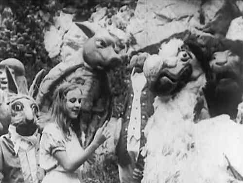 Alice in Wonderland scene