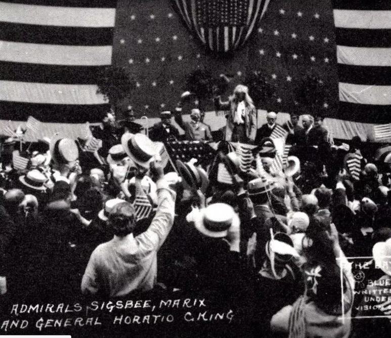 The Battle Cry of Peace scene