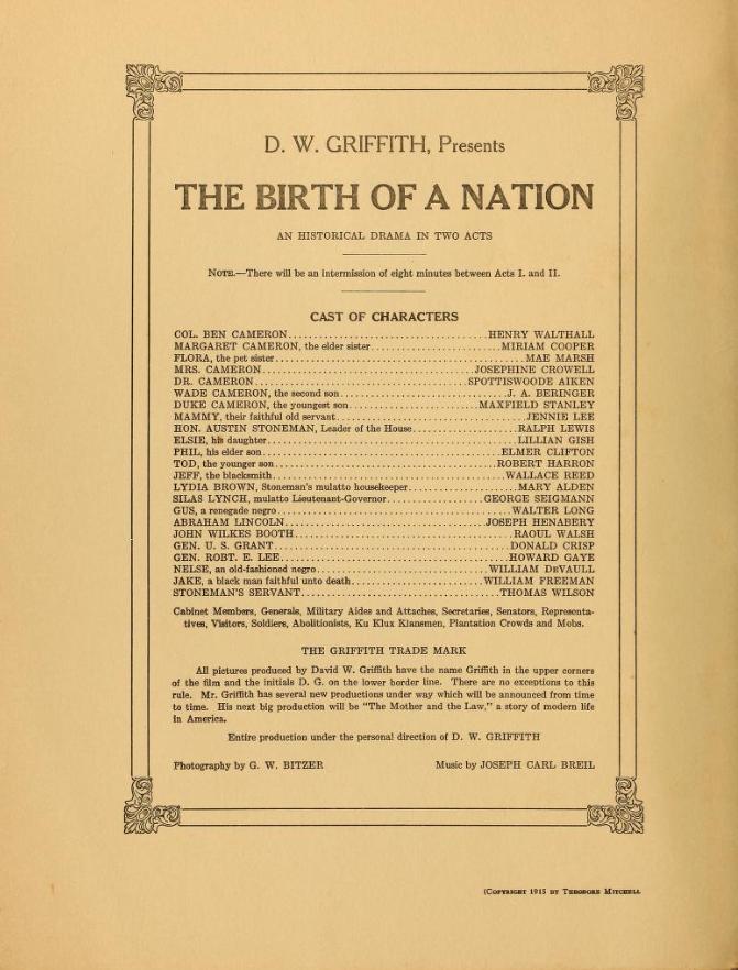 The Birth of a Nation scene