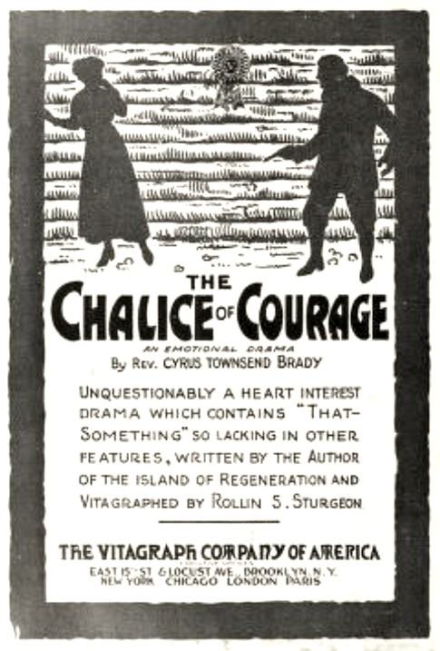 The Chalice of Courage scene