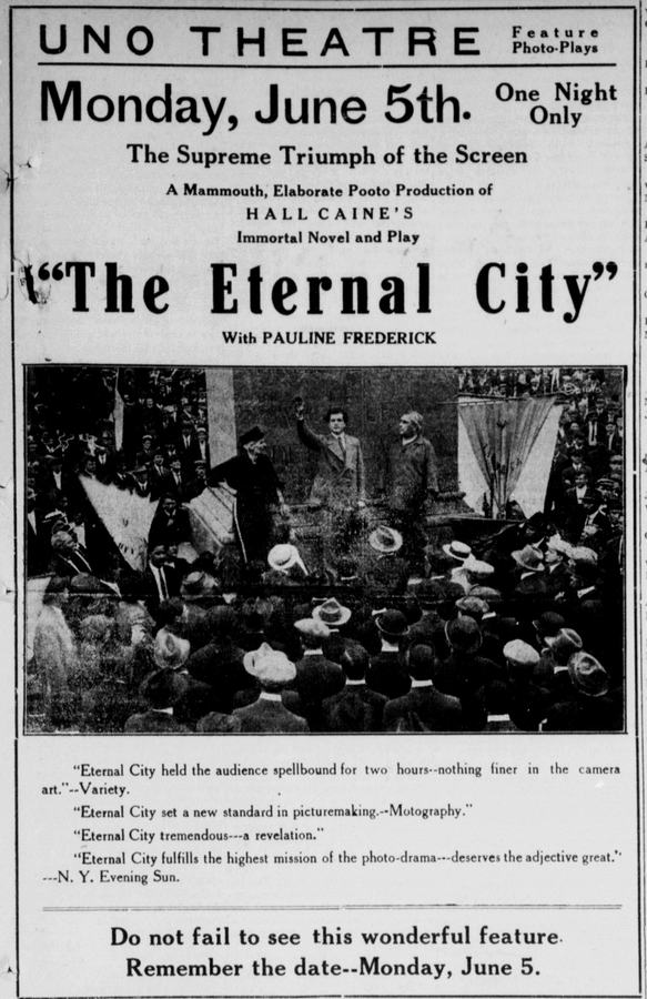 The Eternal City scene 2