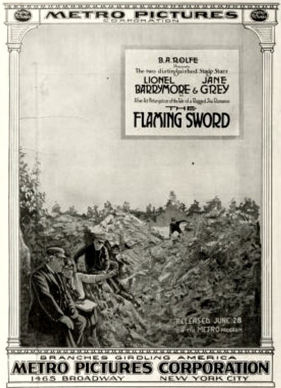 The Flaming Sword scene