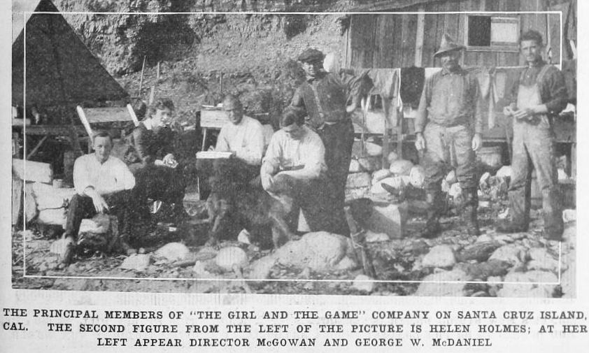 The Girl and the Game scene