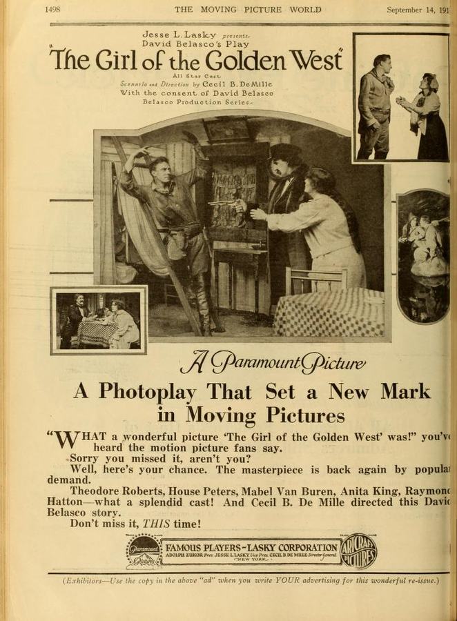 The Girl of the Golden West scene