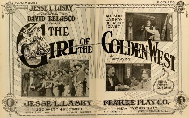 The Girl of the Golden West scene
