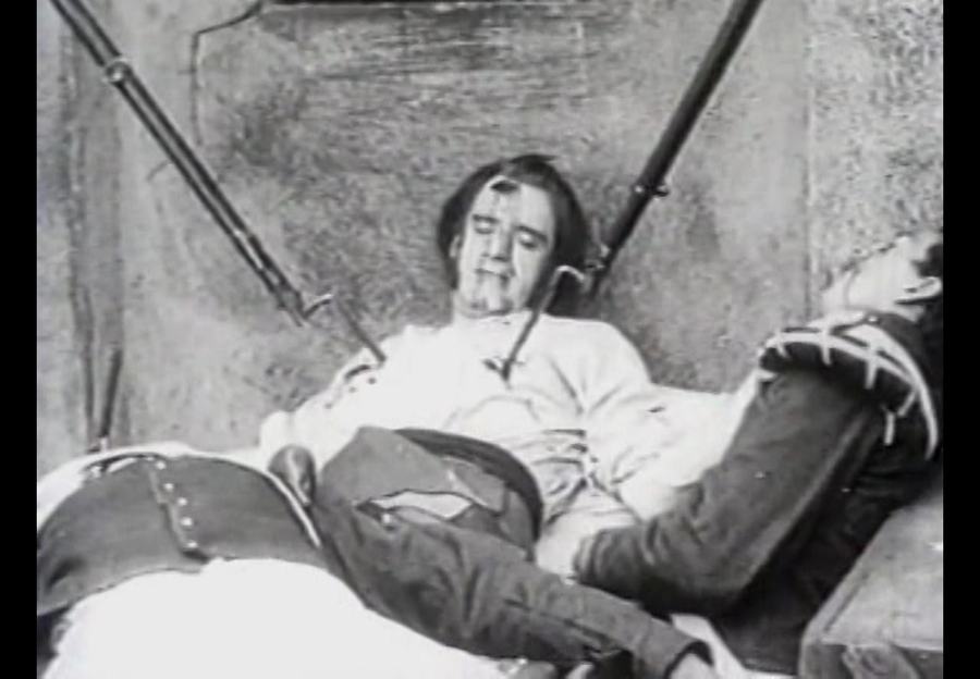 Martyrs of the Alamo scene