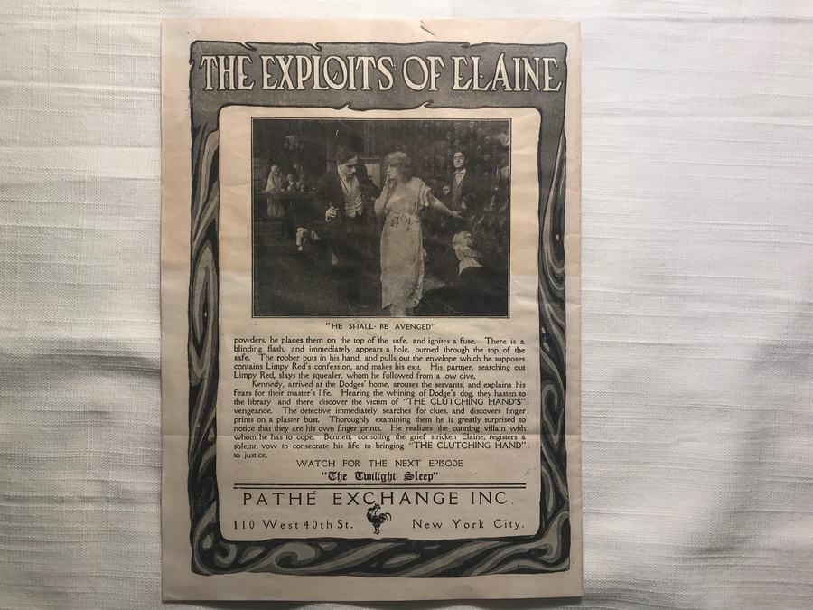 The New Exploits of Elaine scene