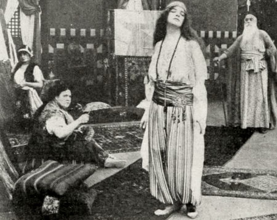 The Rug Maker's Daughter scene