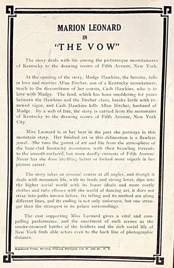 The Vow scene
