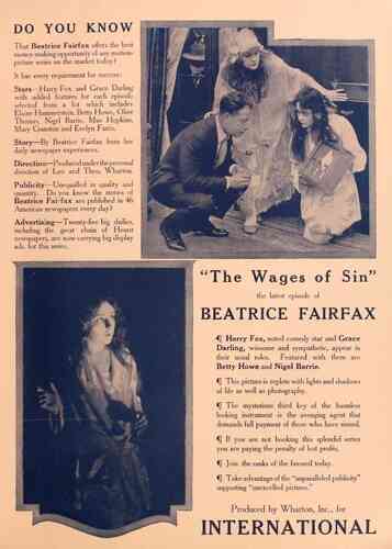 Beatrice Fairfax photo