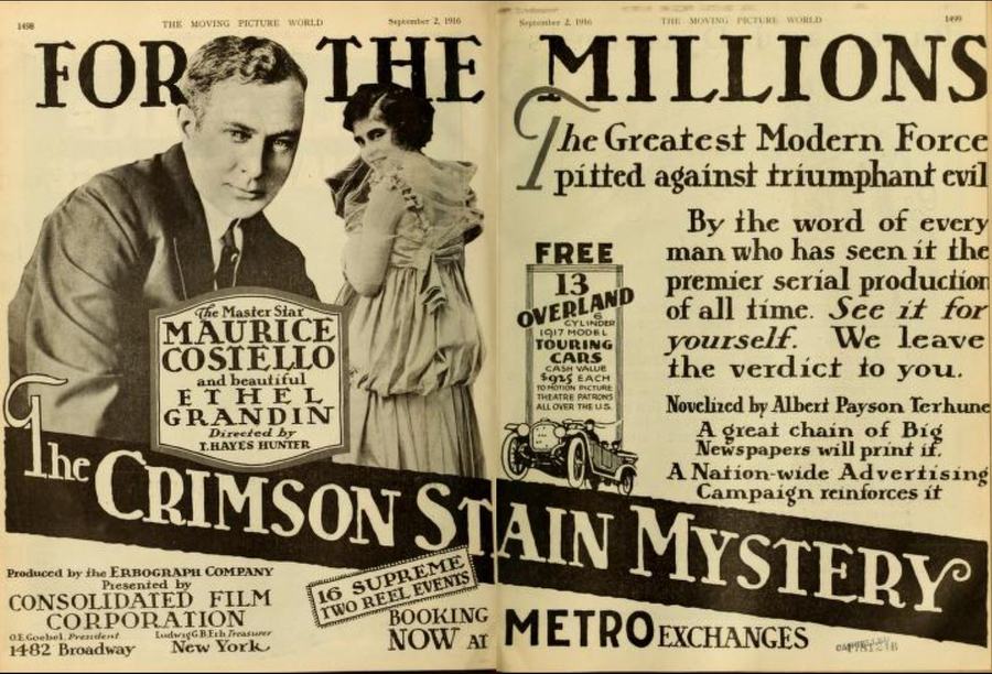 The Crimson Stain Mystery scene