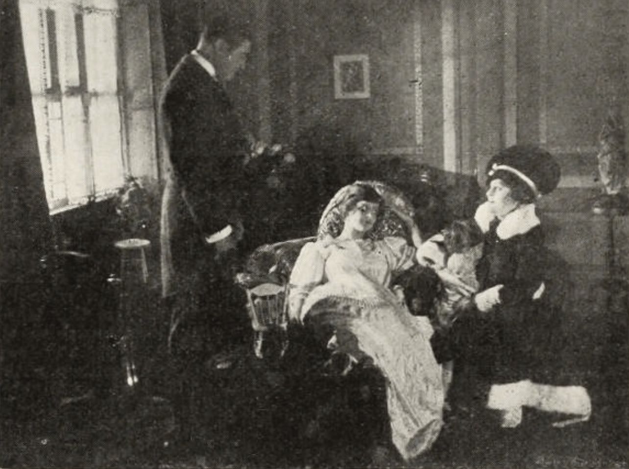 The Girl with the Green Eyes scene