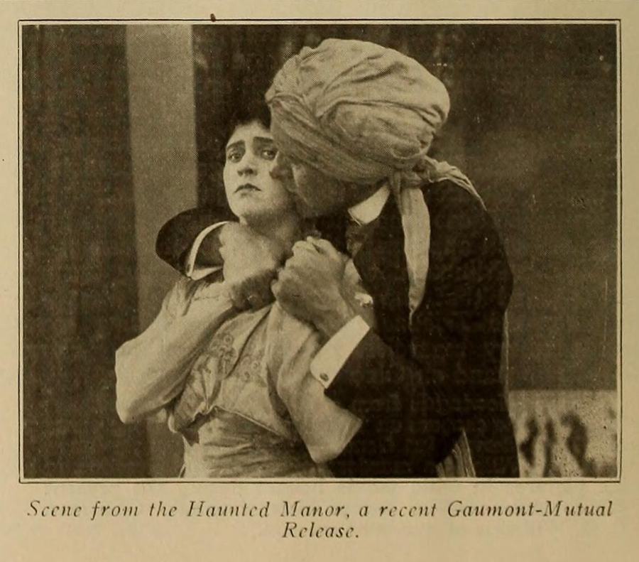The Haunted Manor scene
