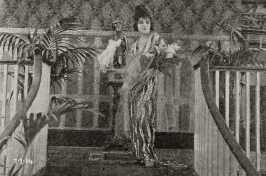 The Huntress of Men scene