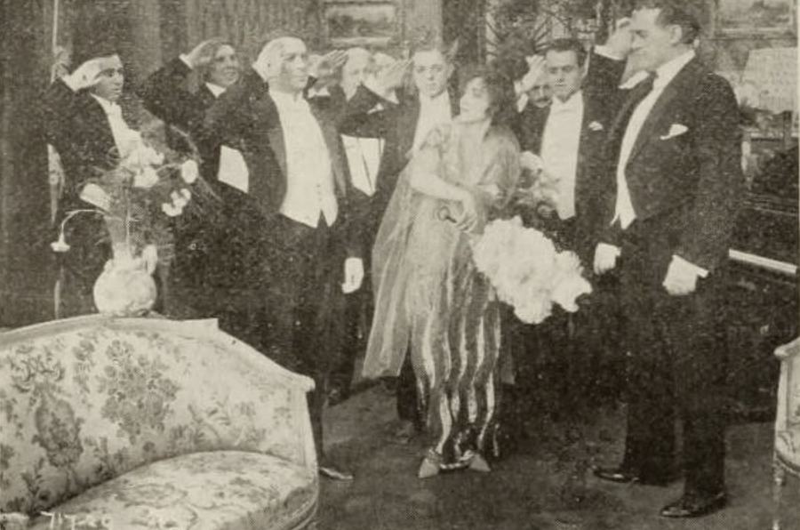 The Huntress of Men scene