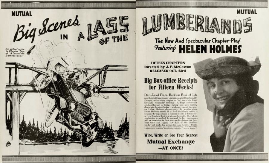 A Lass of the Lumberlands scene