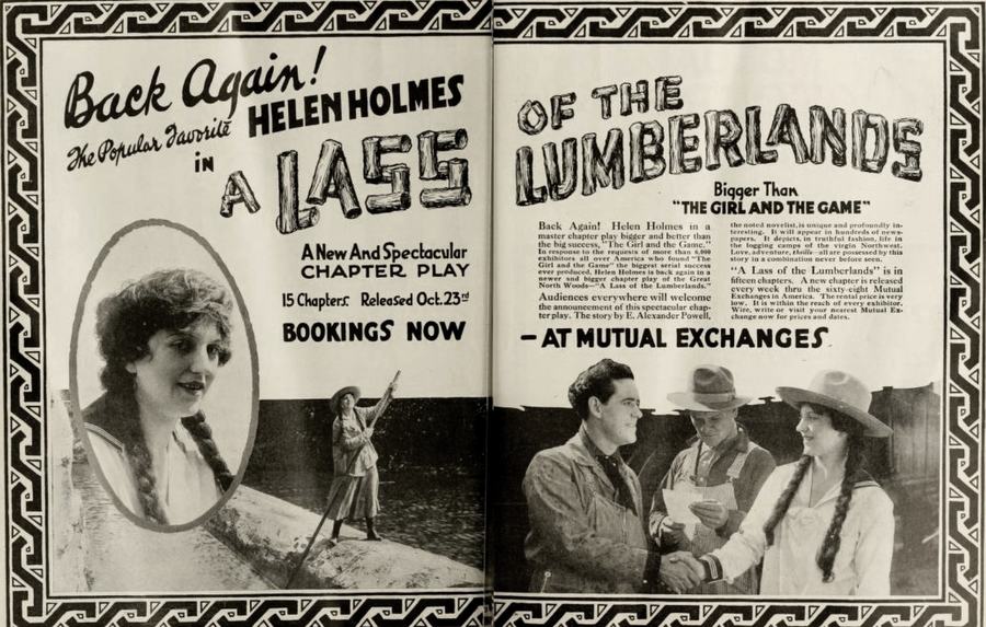 A Lass of the Lumberlands scene