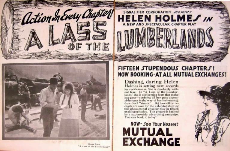 A Lass of the Lumberlands scene