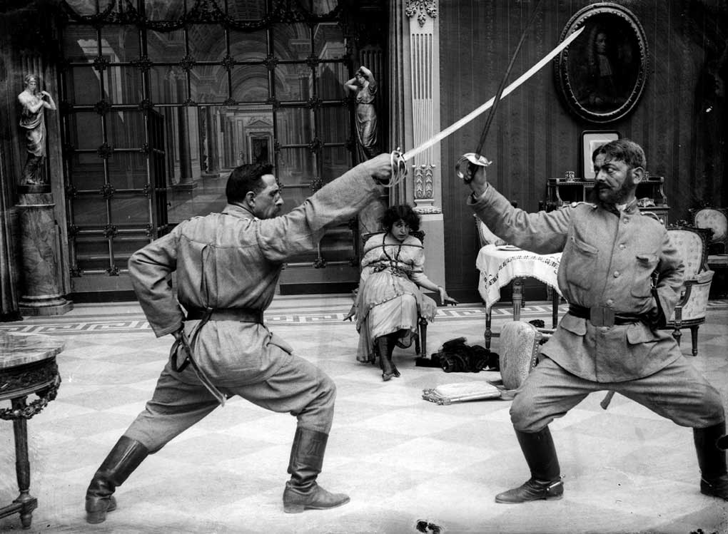 The Warrior scene