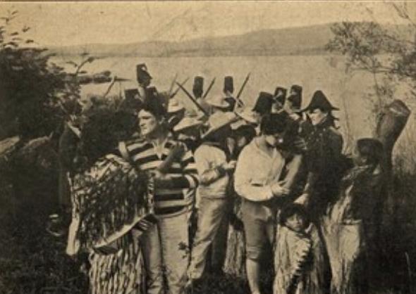 The Mutiny of the Bounty scene