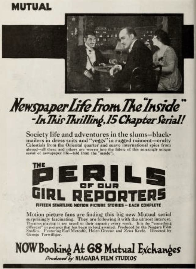 Perils of Our Girl Reporters scene