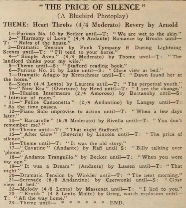 The Price of Silence scene