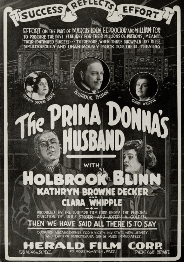 The Prima Donna's Husband scene