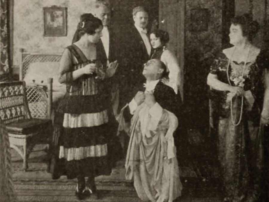 The Purple Lady scene
