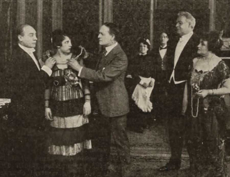The Purple Lady scene