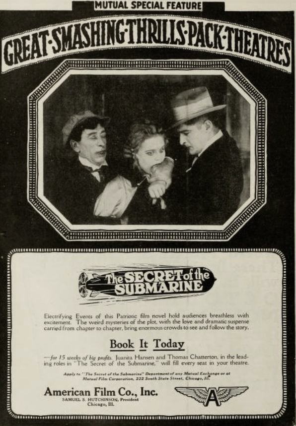 The Secret of the Submarine scene