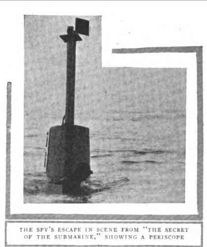 The Secret of the Submarine scene