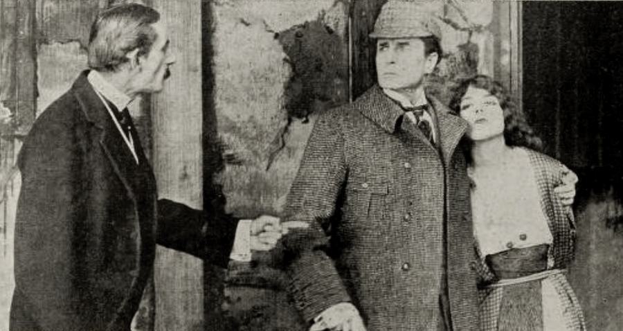 Sherlock Holmes scene